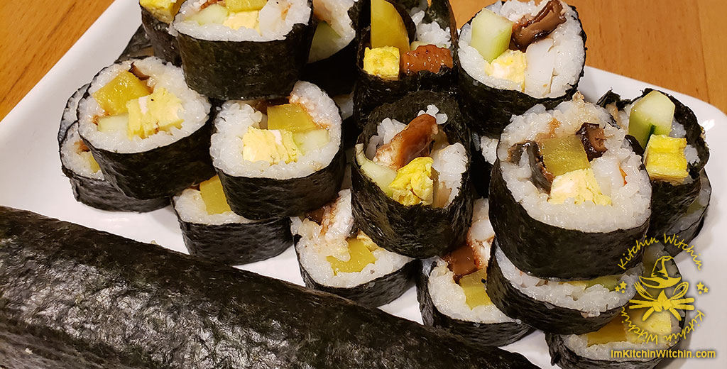 How to Make Futo-maki Image / 太巻き作り 画像